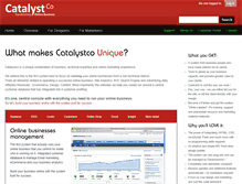 Tablet Screenshot of catalystco.co.uk